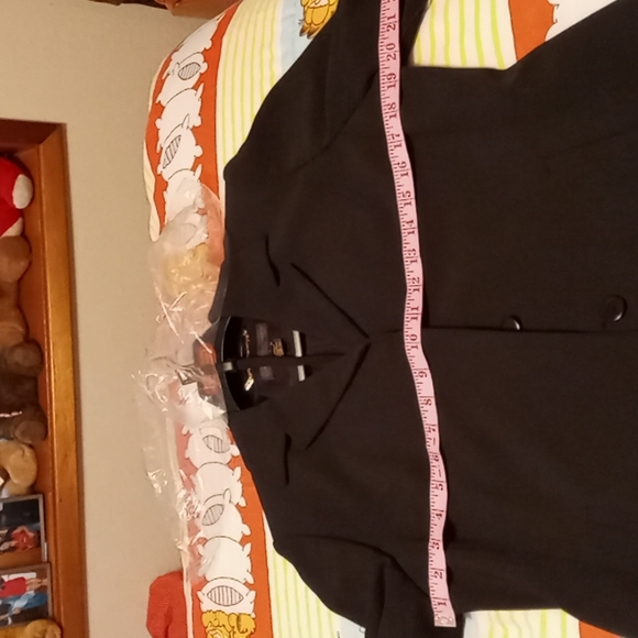 NWT,Vintage 90s,CLASSY,Long, Black, Blazer/Jacket/Dress by Classiques Entierπ€ - Picture 11 of 14